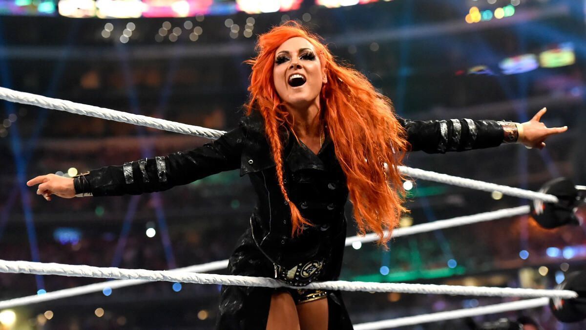 The star went to WrestleMania (Credit: WWE.com)