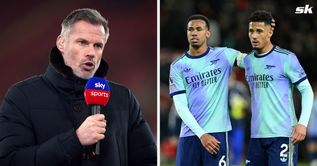 Jamie Carragher ranks 35-year-old ex-Chelsea star as better defender than Arsenal duo William Saliba and Gabriel Magalhaes