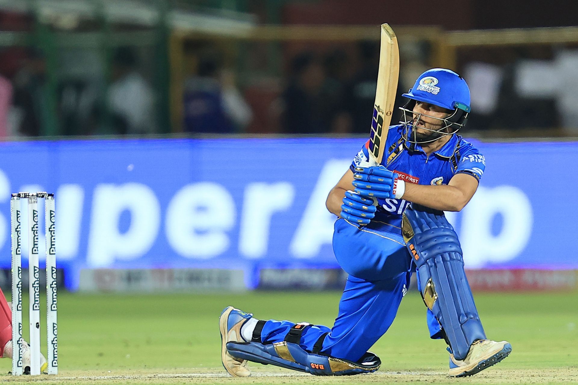 Nehal Wadhera during Rajasthan Royals v Mumbai Indians IPL 2024- Source: Getty
