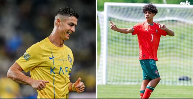 "Very proud of you" - Cristiano Ronaldo reacts on social media as son makes debut for Portugal U15 team