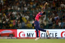 Kwena Maphaka times his jump to perfection to pull off a brilliant catch and send Urvil Patel back for a duck in CSK vs RR IPL 2025 game [Watch]