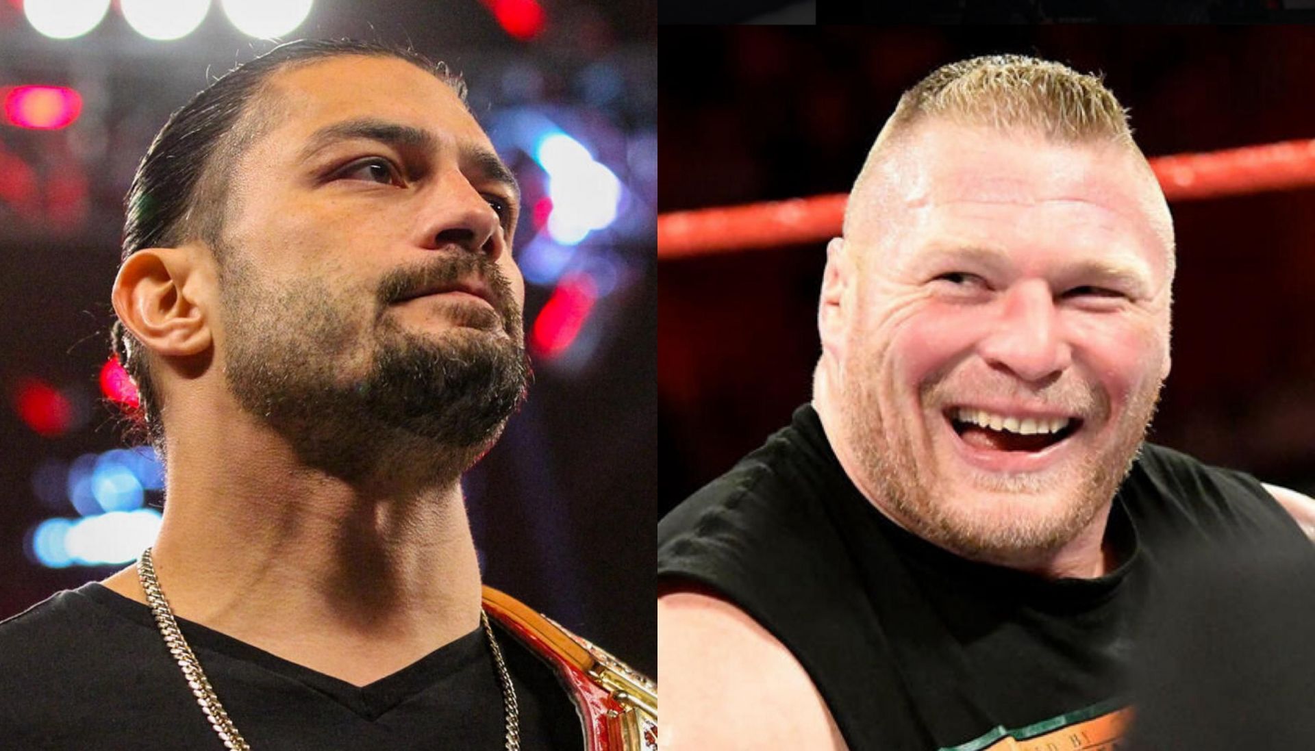 Roman Reigns (left), Brock Lesnar (right)  [Image Credits: wwe.com]
