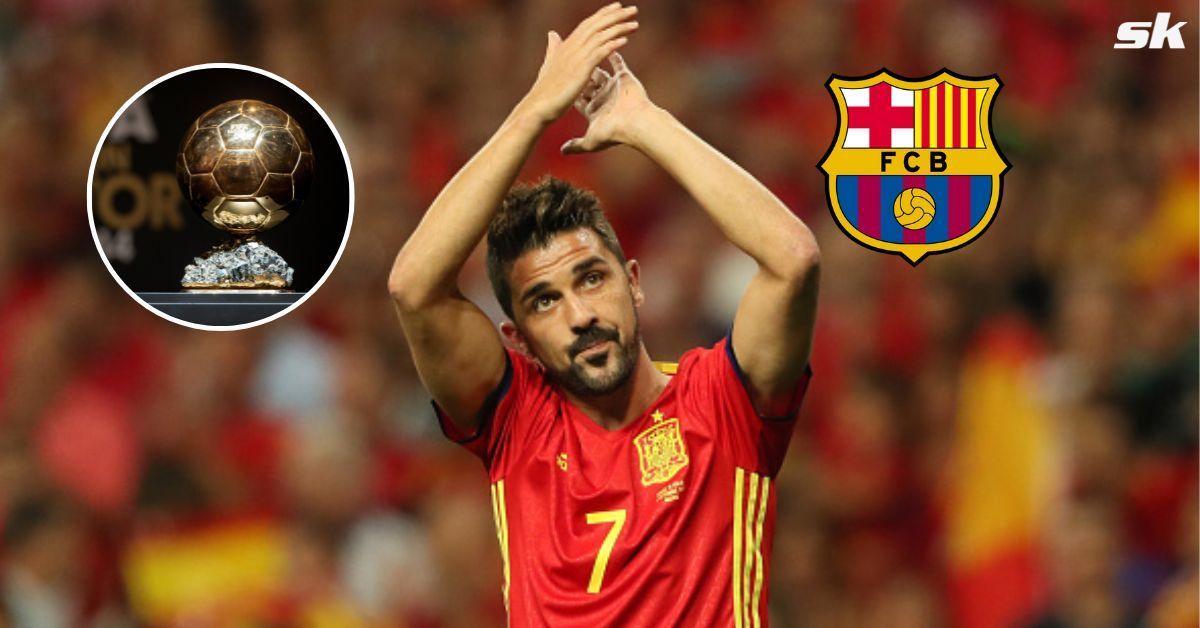 David Villa on Barcelona