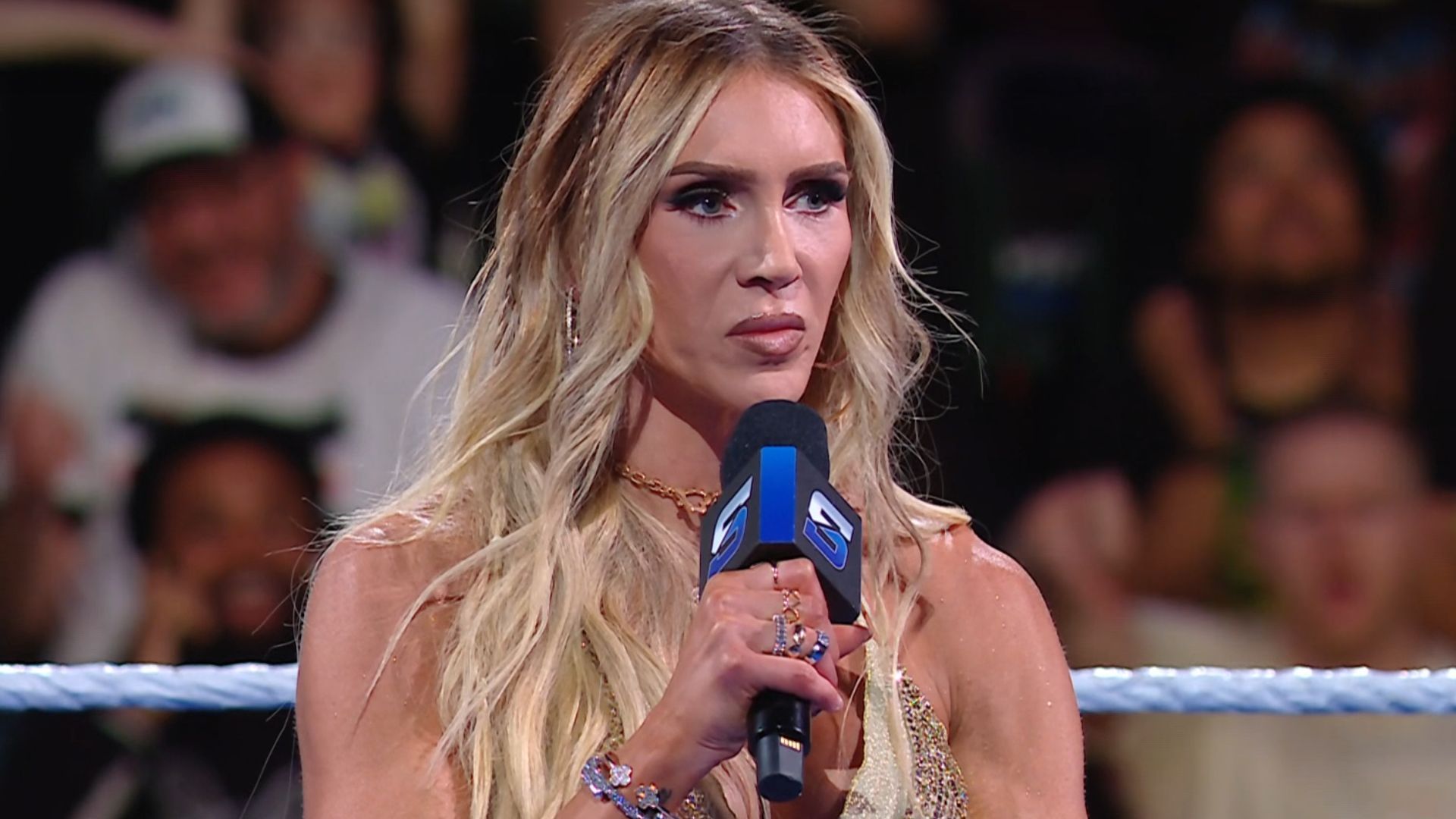 The star was furious (Credit: WWE SmackDown)