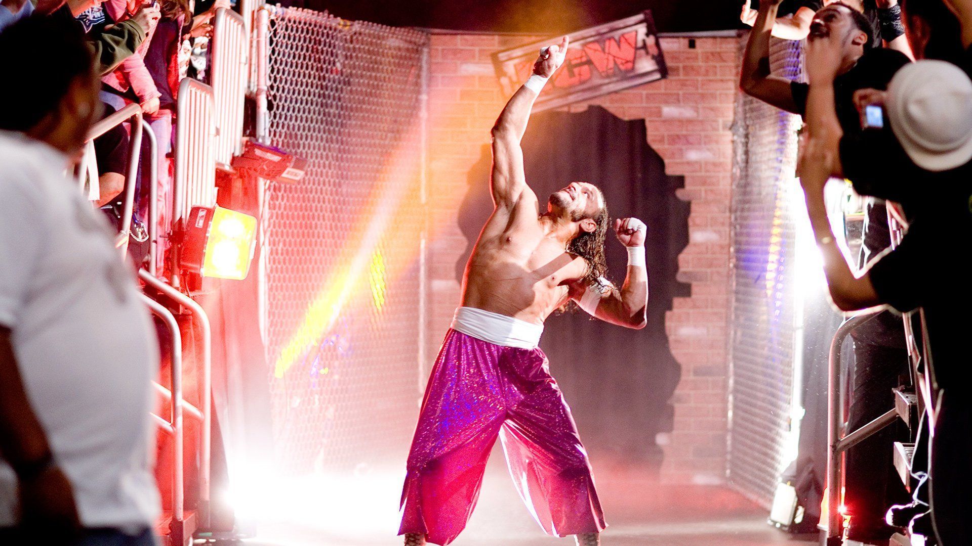 The legendary Sabu poses for the ECW fans
