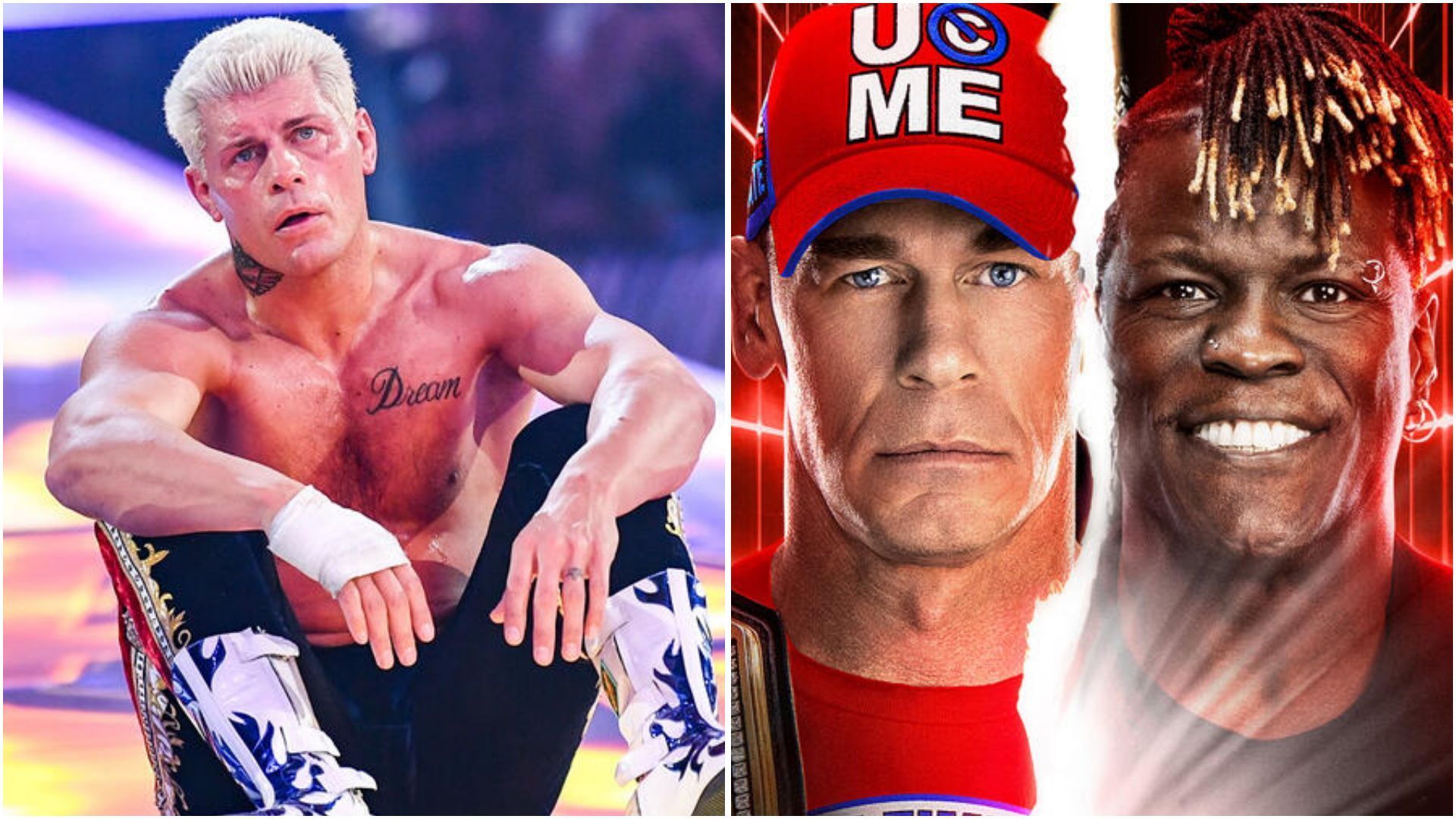 Cody Rhodes, John Cena and R-Truth. (Photos: WWE.com)