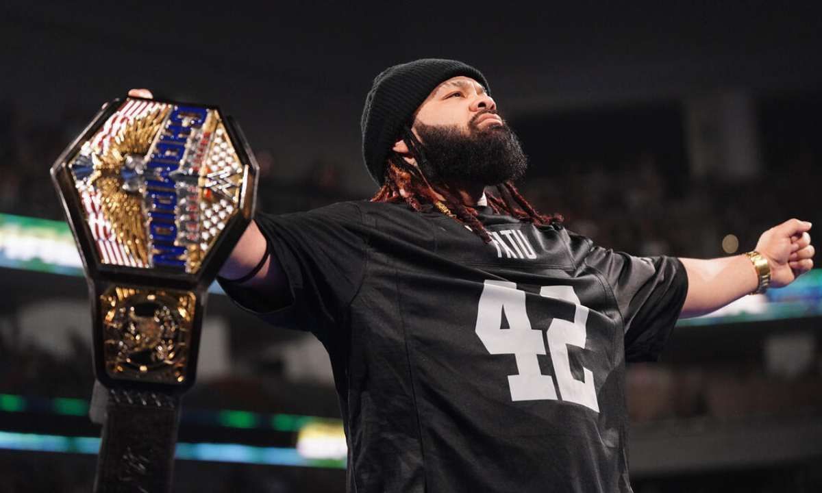 WWE United States Champion, Jacob Fatu. Photo credit: WWE.com