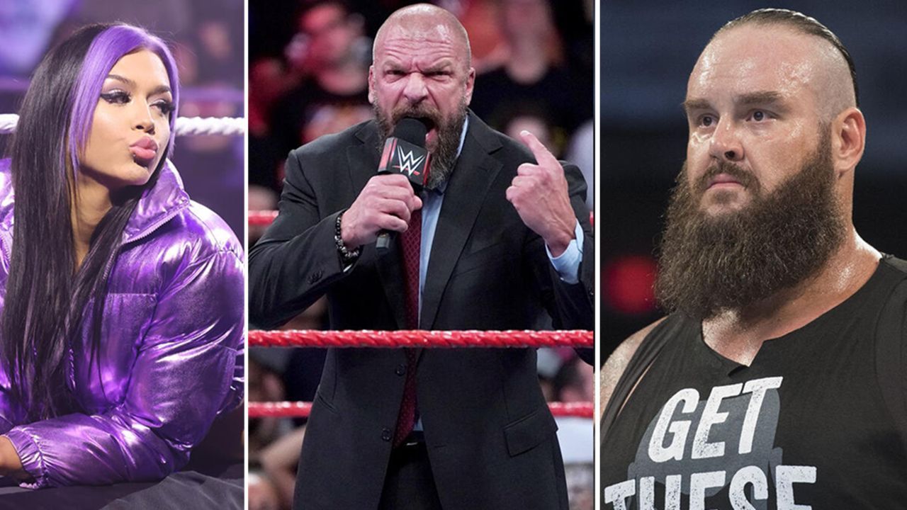 Cora Jade, WWE CCO Triple H, and Braun Strowman (via WWE