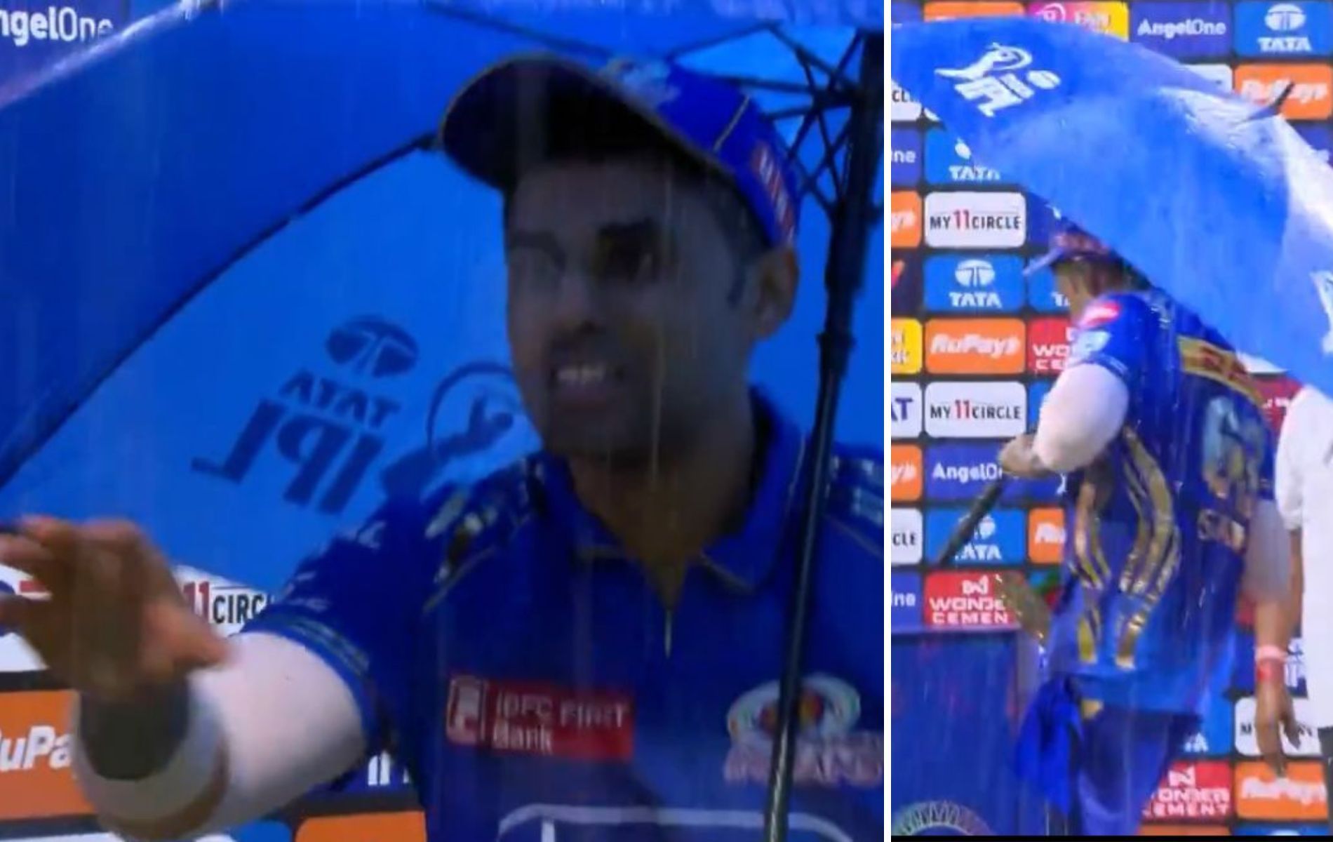 Suryakumar Yadav was named the Player of the Match in MI