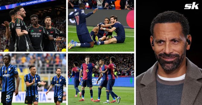 “I don’t think it’s about ability” - Rio Ferdinand changes Champions League final prediction after Arsenal, PSG, Barcelona and Inter finish first legs
