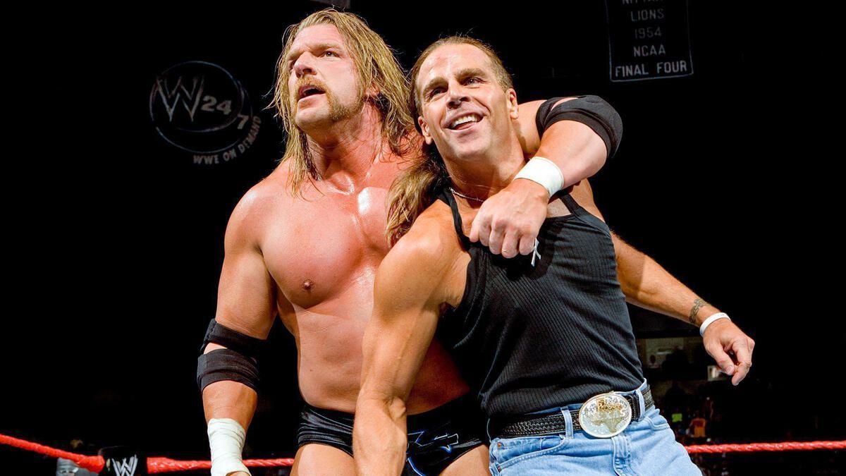 Triple H and Shawn Michaels. (Photo: WWE.com)