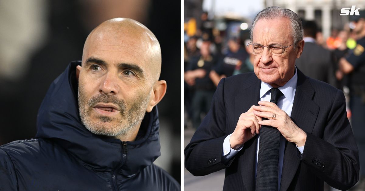 L to R: Enzo Maresca and Florentino Perez (All images sourced from Getty)