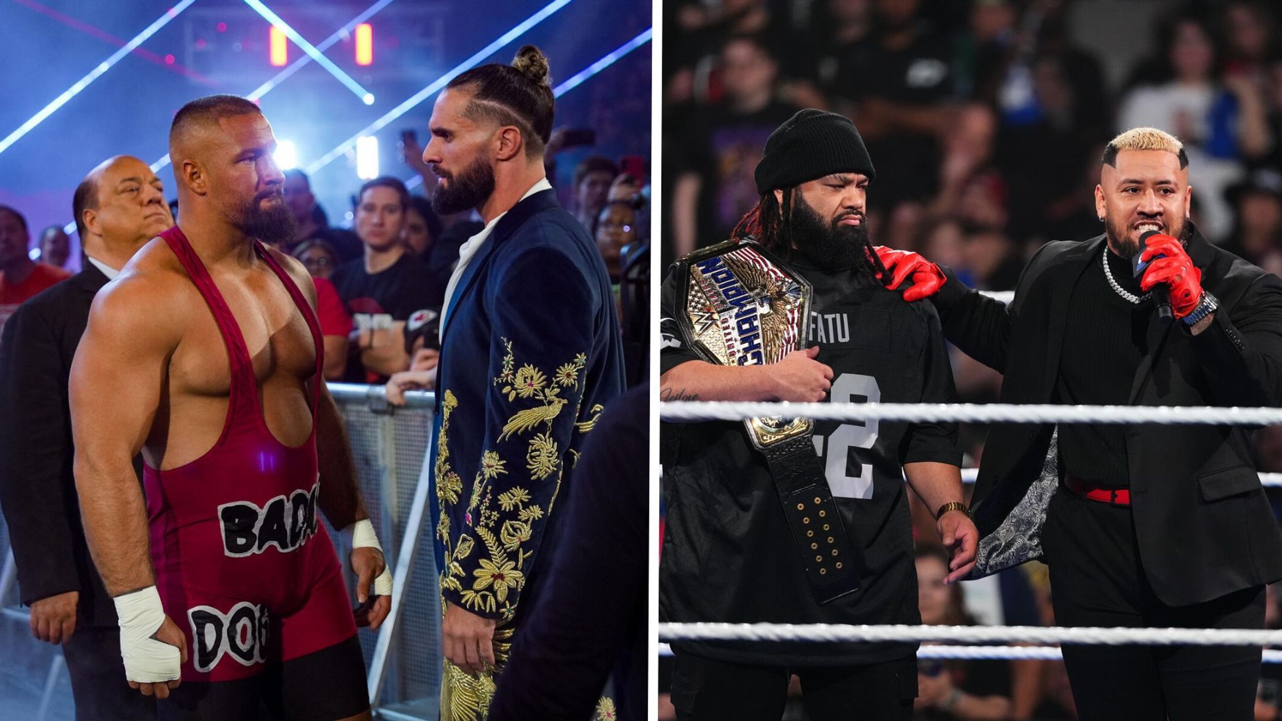 Seth Rollins, Bron Breakker, and Paul Heyman can visit Solo Sikoa on SmackDown [Image Credits: WWE.com]