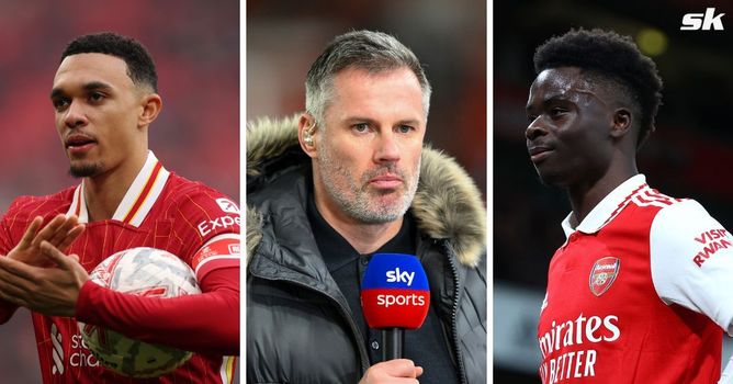 “How would Arsenal fans feel” - Jaime Carragher makes Bukayo Saka to Real Madrid claim in Liverpool’s Trent Alexander-Arnold comparison