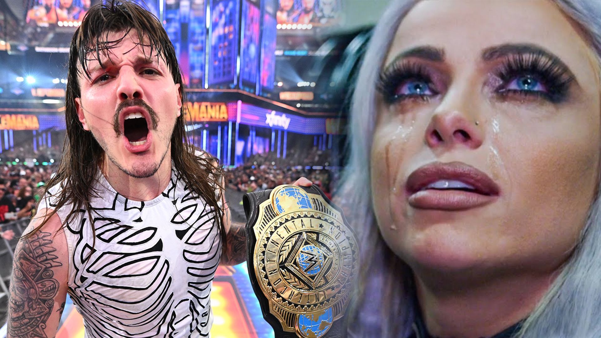 Liv Morgan and Dominik Mysterio! (Pic Credit: WWE YouTube Channel &amp; Dominik