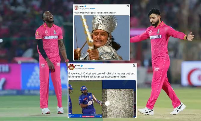 "You play against 12 members when u play against MI"- Top 10 funny memes as MI score 217/2 in IPL 2025 match vs RR in Jaipur
