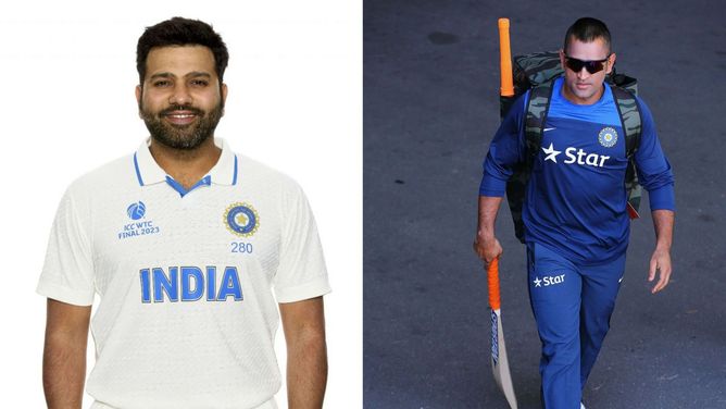 5 stunning similarities between Rohit Sharma and MS Dhoni's Test careers