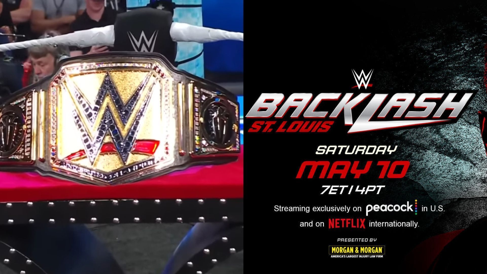 A former WWE champion sent a message after Backlash (Images via Youtube and WWE.com)