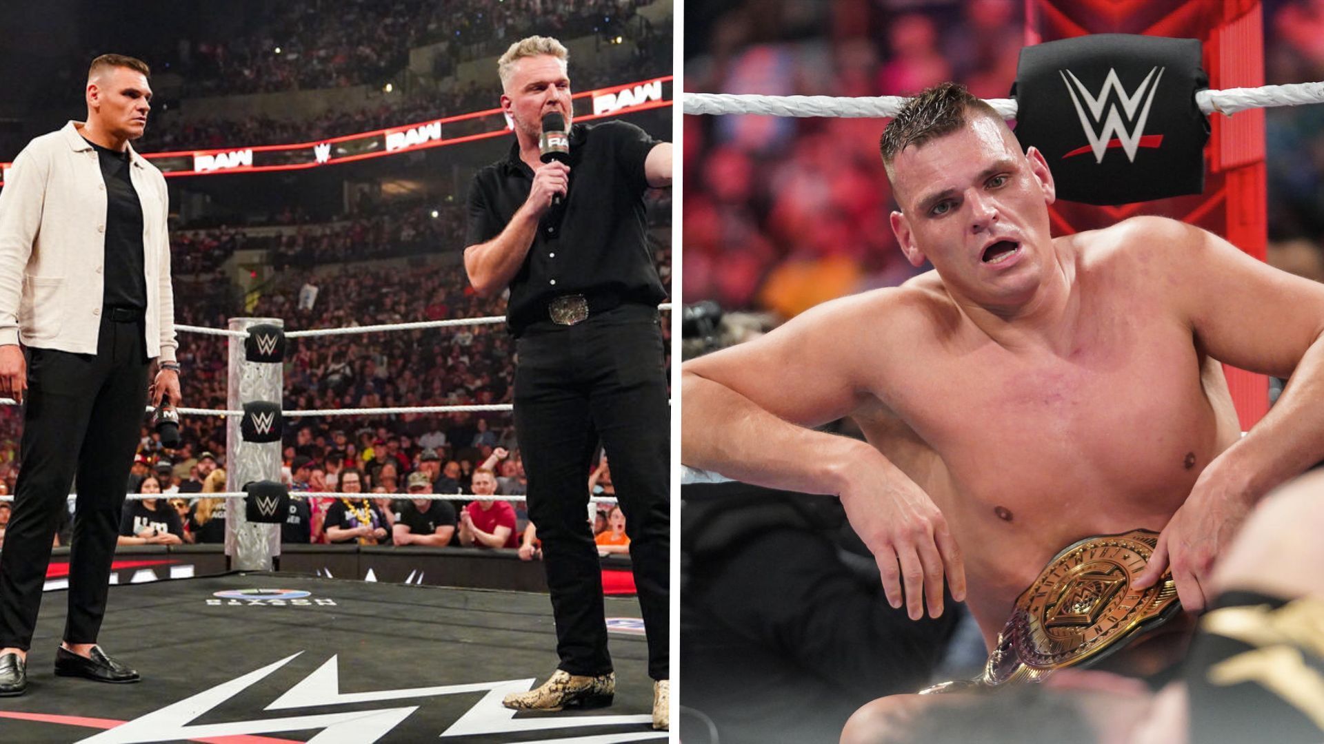 Pat McAfee and Gunther will face at WWE Backlash 2025 [Image Credits: WWE.com]
