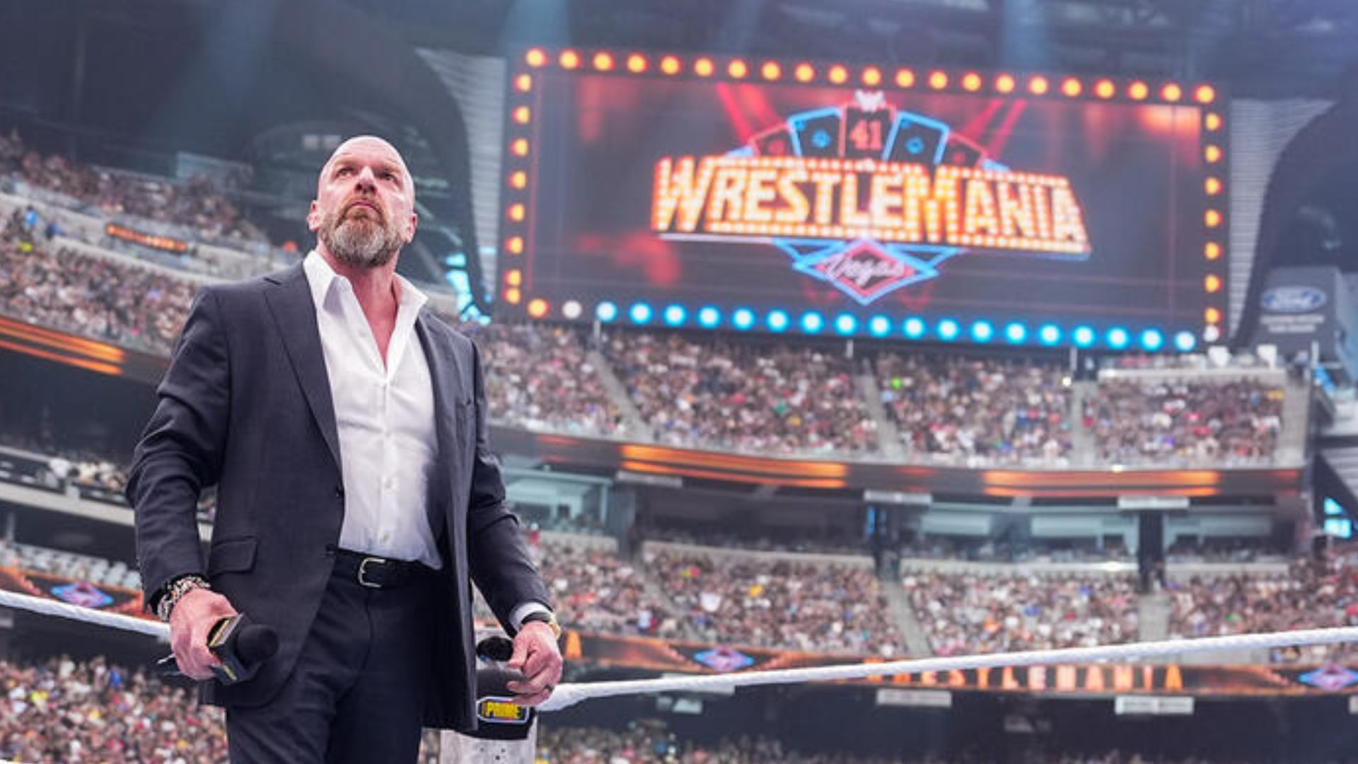 Triple H at WrestleMania 41! [Image from WWE.com]