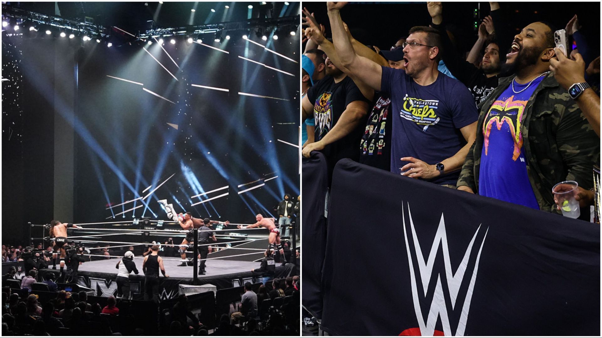 The WWE Universe cheers the action at NXT special events