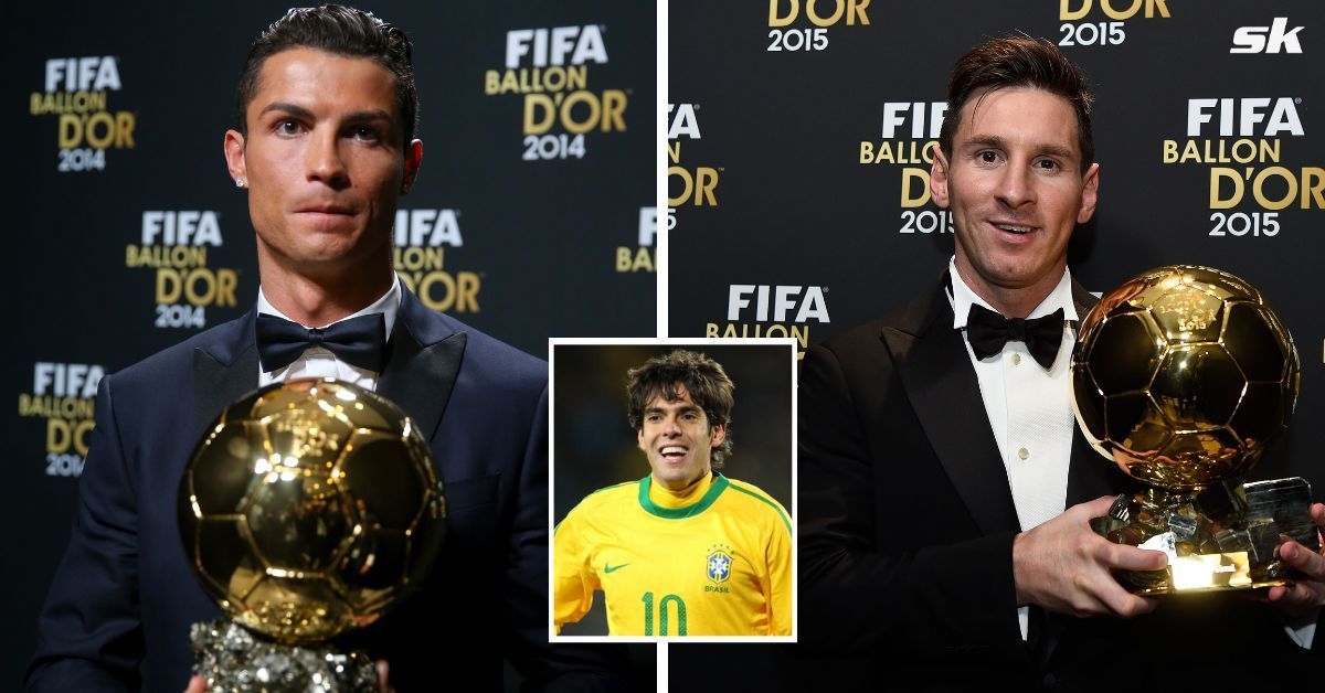 Kaka names &lsquo;best player&rsquo; who missed out on Ballon d&rsquo;Or during Cristiano Ronaldo and Lionel Messi dominanace
