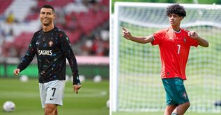 Cristiano Ronaldo's son scores his first goal for Portugal U15s, celebrates by mimicking father's iconic 'siu' celebration