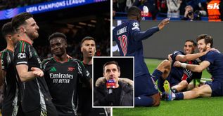 “I saw them get nervous” - Gary Neville makes confident prediction claim ahead of PSG vs Arsenal Champions League semi-final second leg