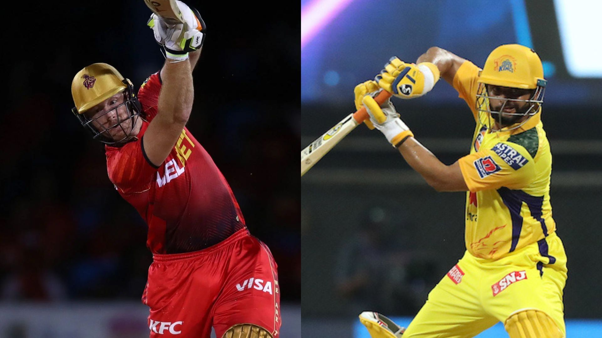 Martin Guptill and Suresh Raina (Images via Getty and @IPL on X)