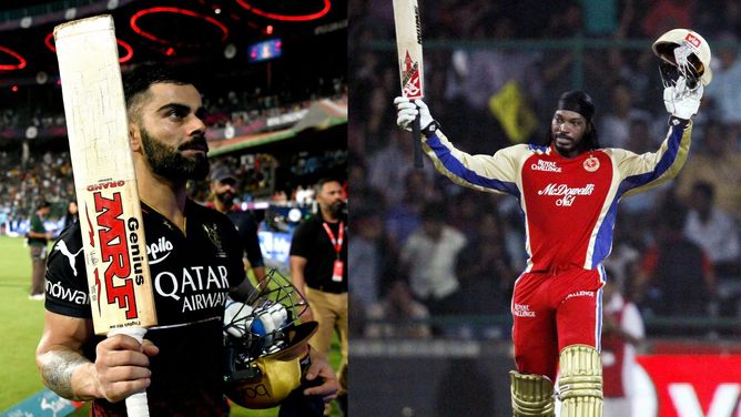 Virat Kohli vs Chris Gayle - comparing their stats after 142 IPL matches