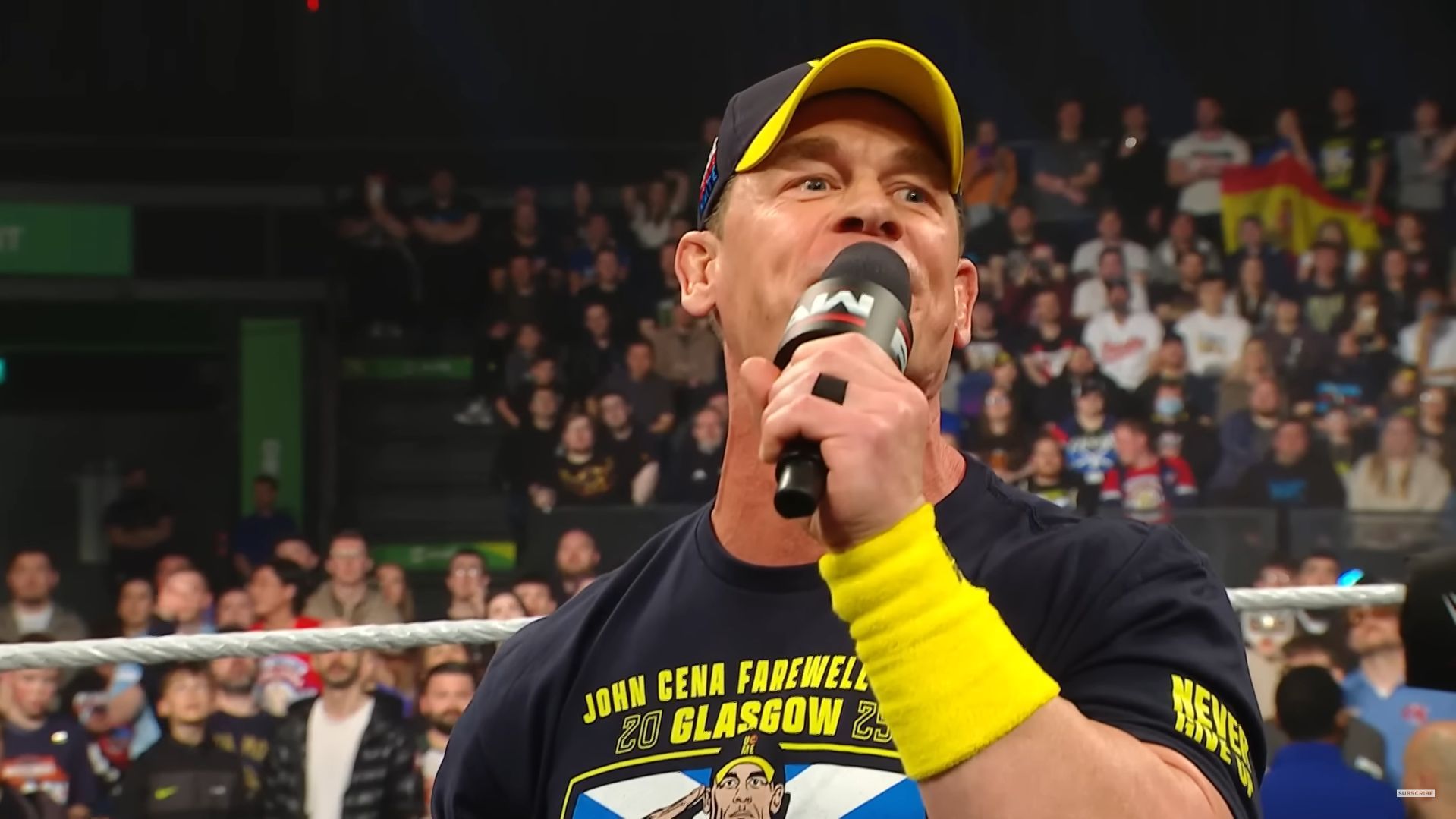 John Cena on RAW (via WWE