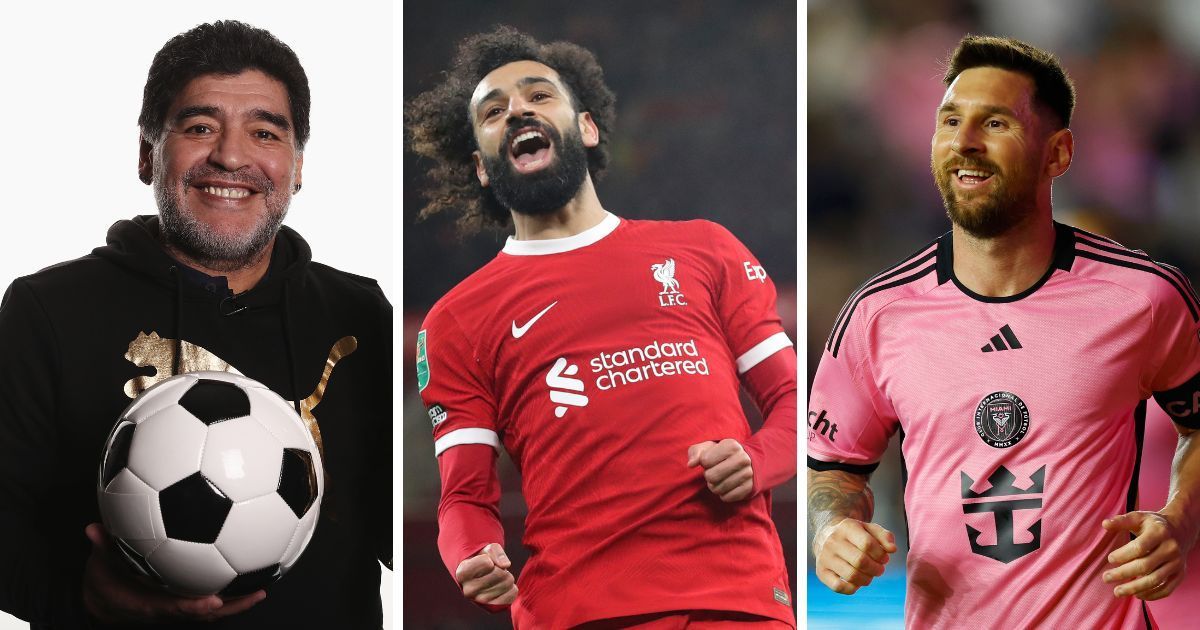Mohamed Salah picks between Lionel Messi and Diego Maradona 
