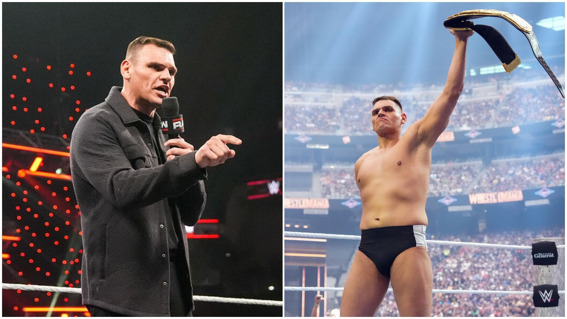 Gunther is a former Intercontinental Champion. [Pictures credit - WWE.com]