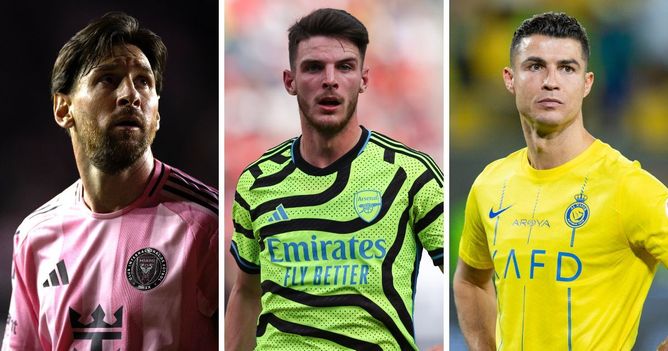 Lionel Messi or Cristiano Ronaldo? When Arsenal star Declan Rice made his pick