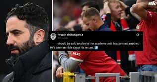 "He was playing against us", "We simply have to move past him" - Fans slam Manchester United star after 4-3 loss to Brentford