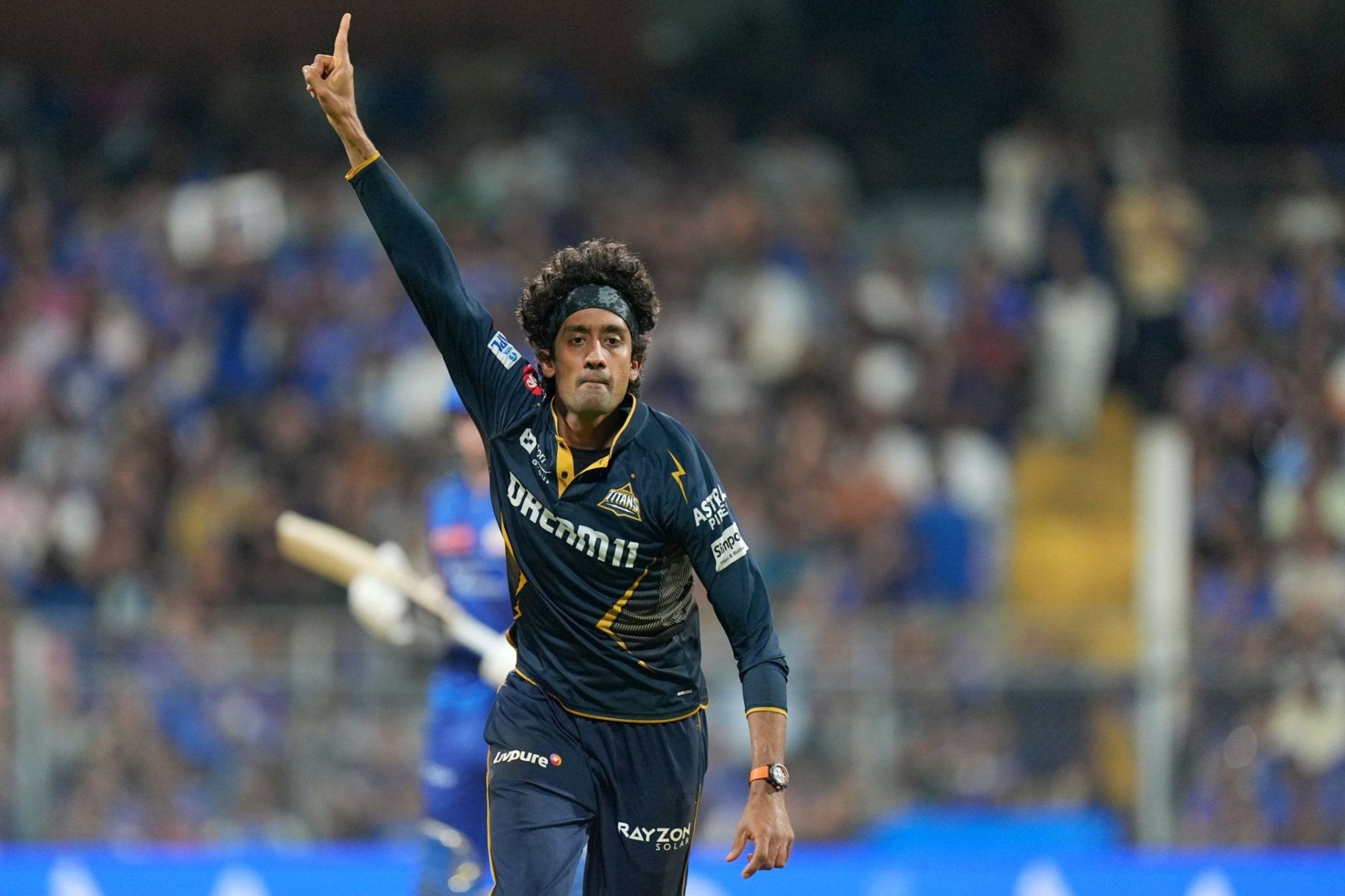 Suryakumar Yadav falls for 35 to Sai Kishore (Image via X-@IPL)