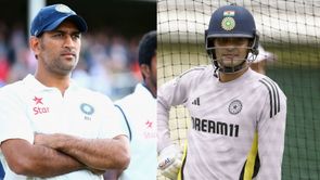 MS Dhoni vs Shubman Gill - comparing their stats in Test cricket before being named captain