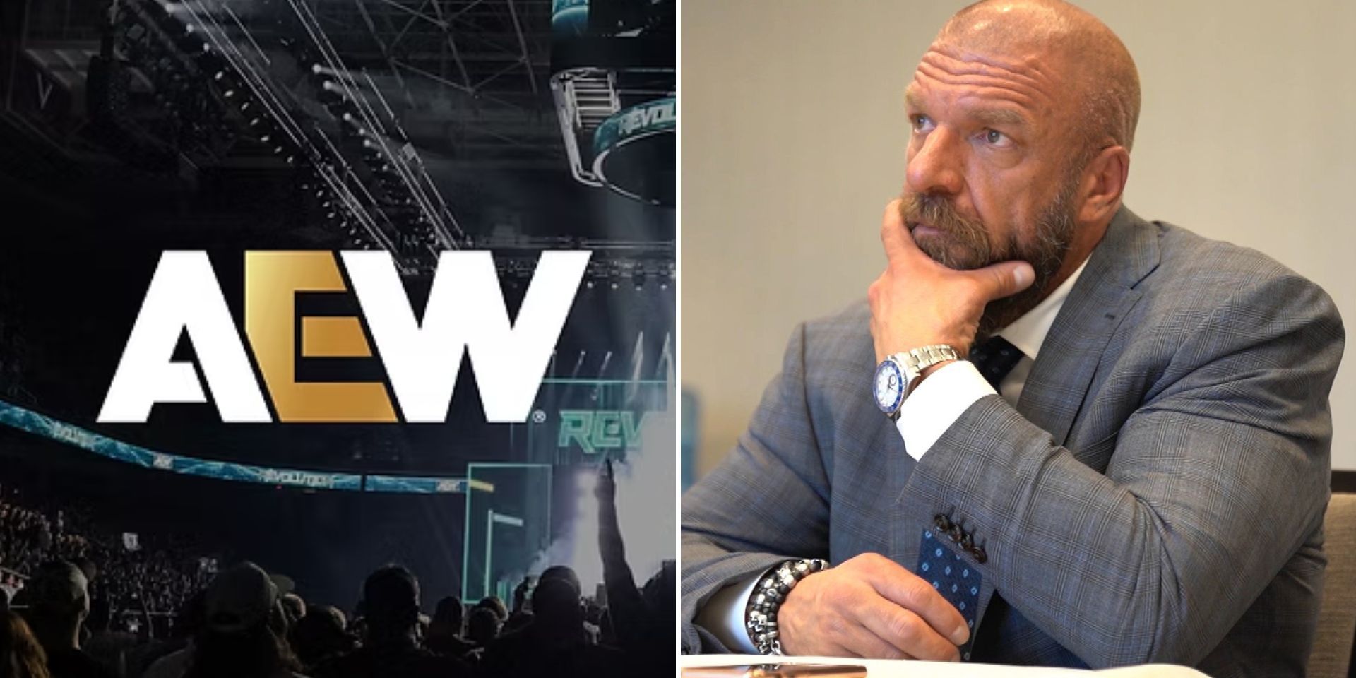 Triple H is the CCO of WWE (Images via AEW
