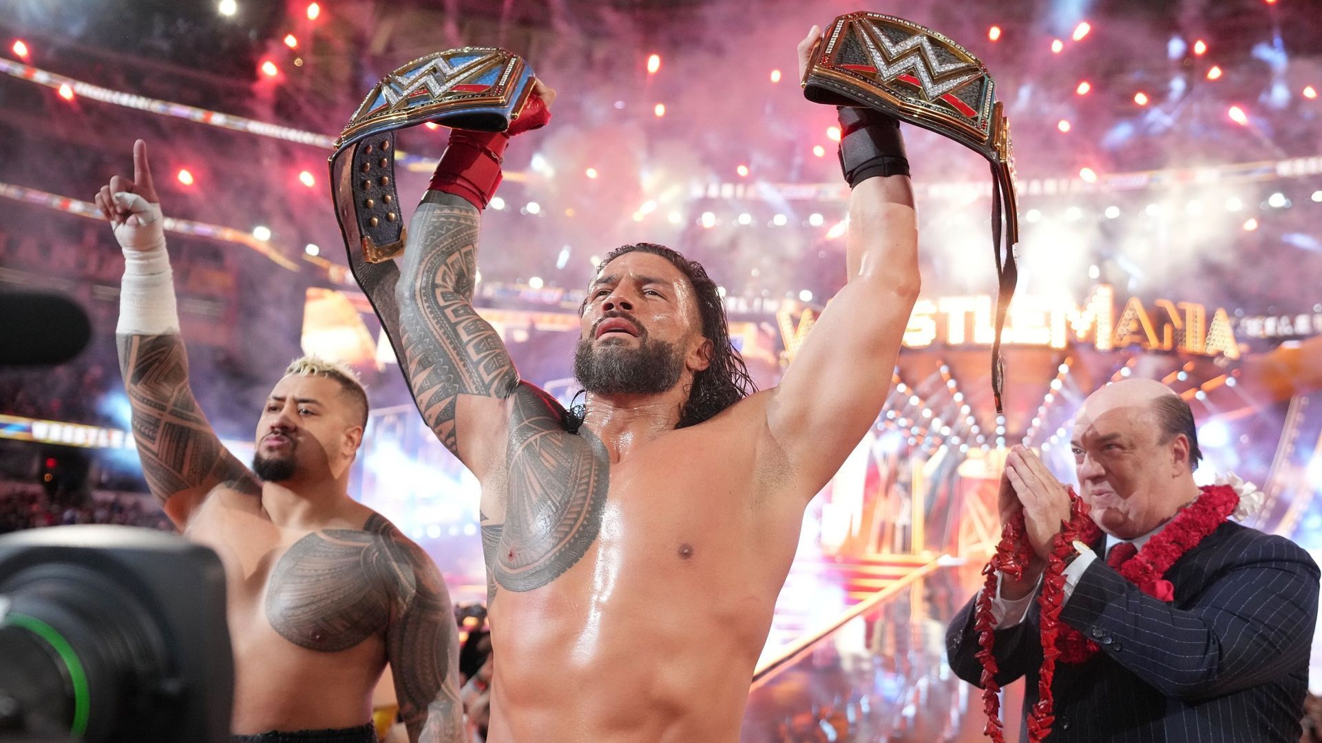 Solo Sikoa, Roman Reigns, Paul Heyman