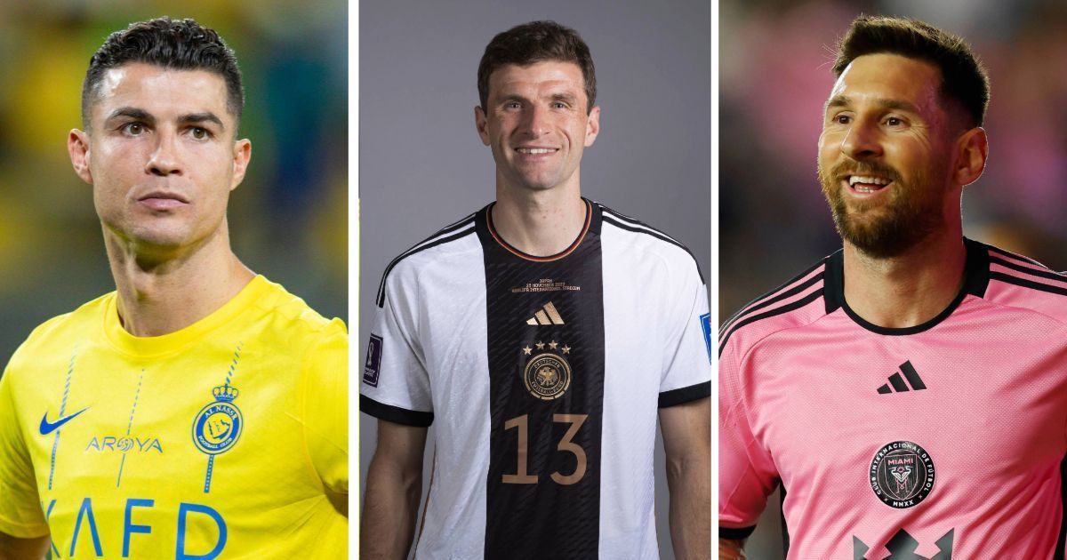 Cristiano Ronaldo, Thomas Muller, Lionel Messi