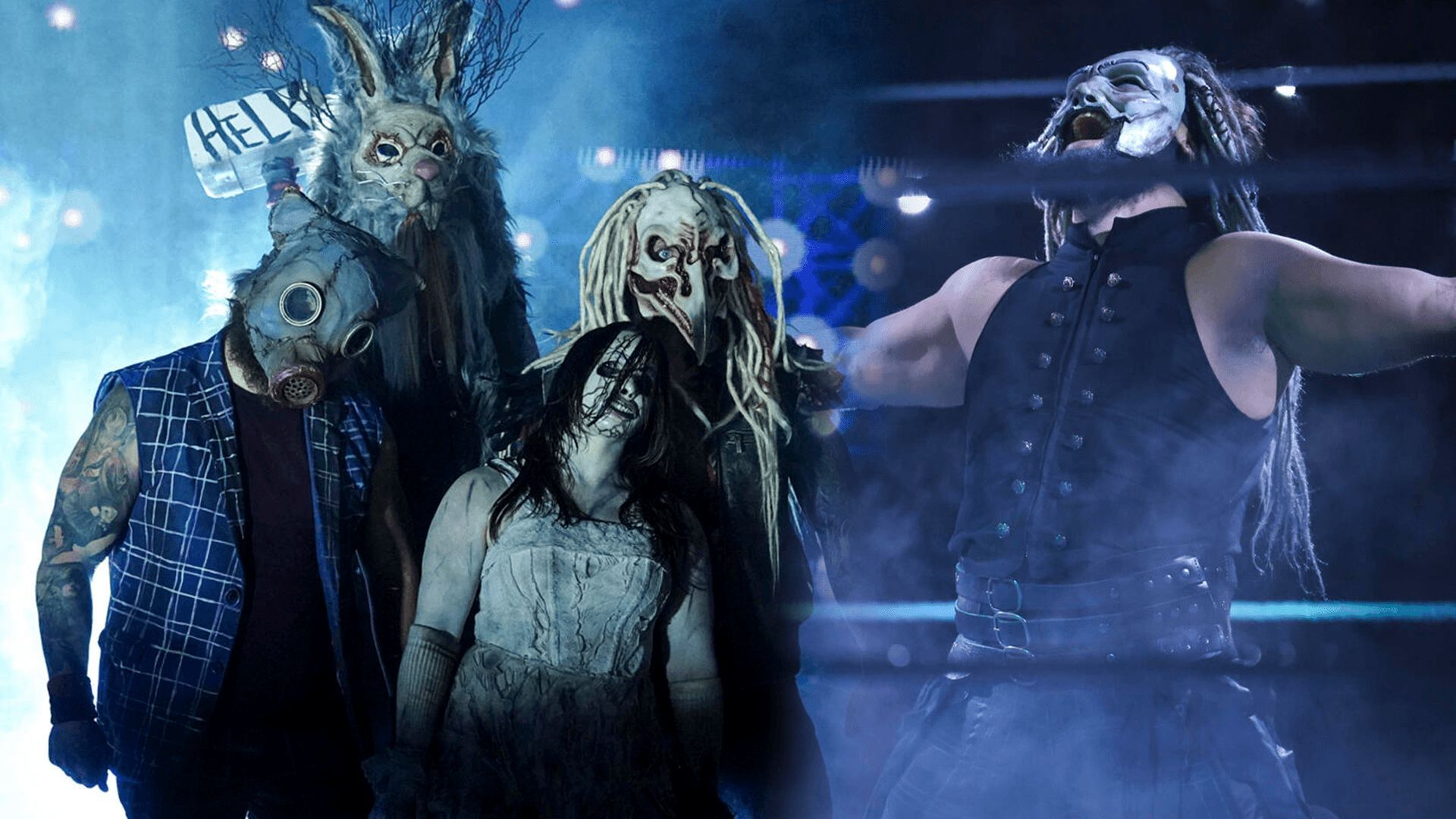 The Wyatt Sicks and Uncle Howdy! (Credits: WWE.Com)