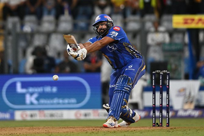 RR seamer greets Ritika Sajdeh while chatting with Rohit Sharma after loss to MI in IPL 2025 [Watch]