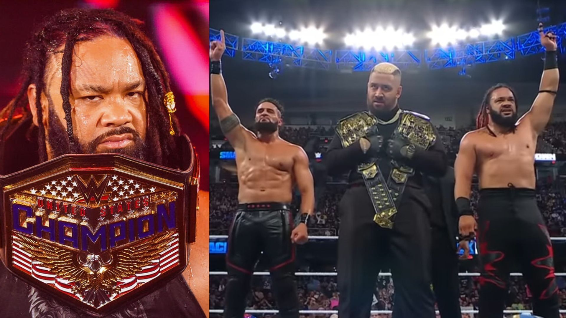 The United States Champion Jacob Fatu (Images via WWE