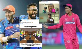 "Banned bros for life" - Top 10 funny memes after RR's elimination from IPL 2025 playoff race