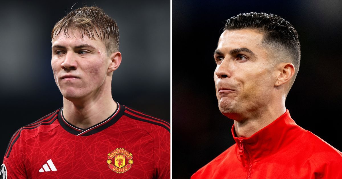 L to R: Rasmus Hojlund and Cristiano Ronaldo (All images sourced from Getty)