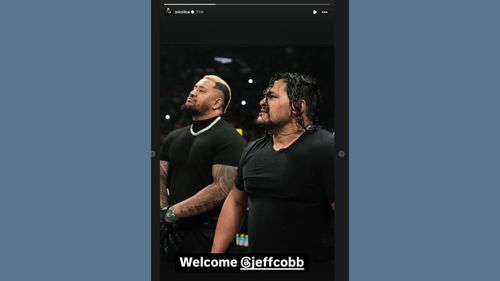 The star has been brought into the company (Solo Sikoa's Instagram)