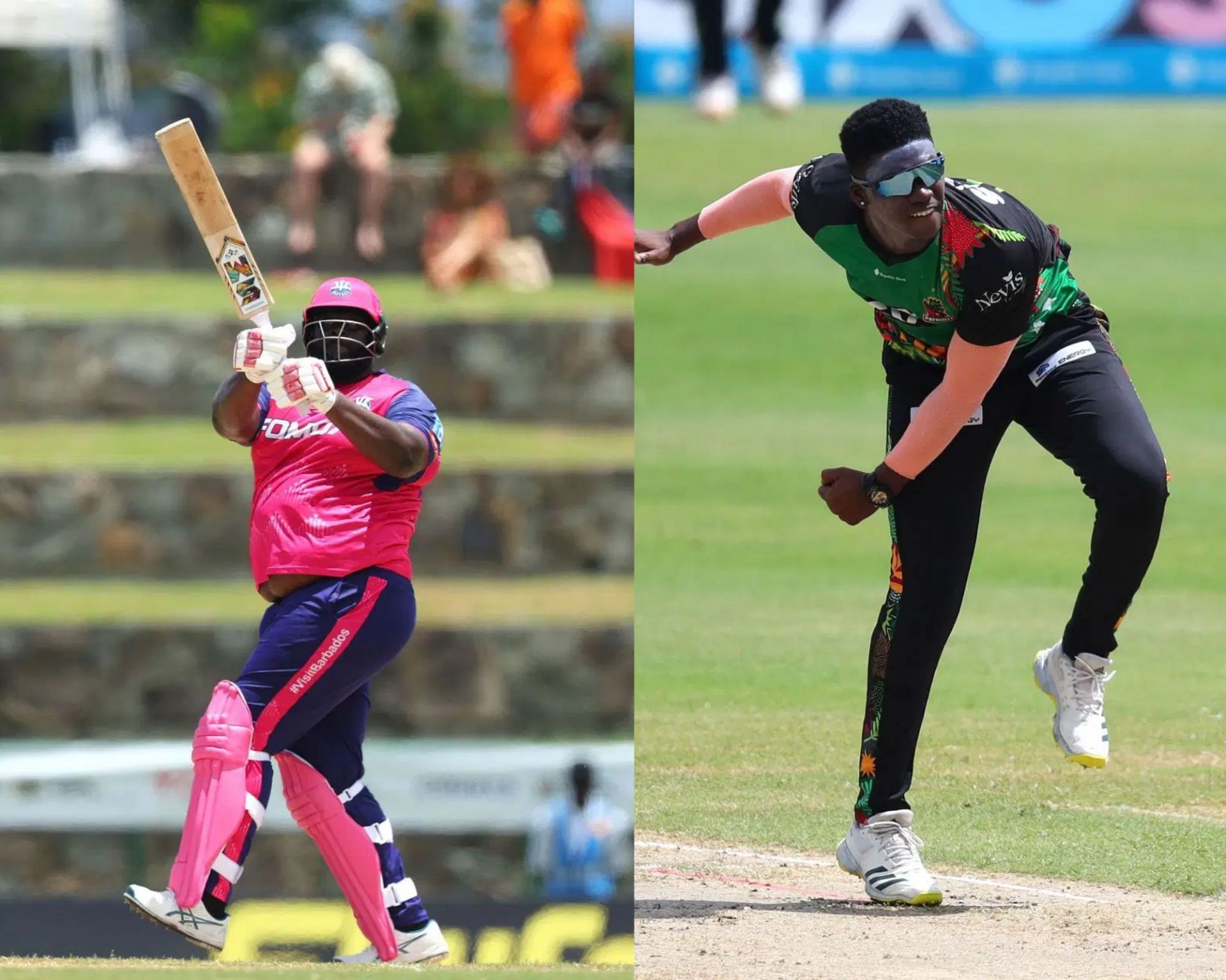 Rakheem Cornwall (left) &amp; Ashmead Nedd (right) - Images via GETTY