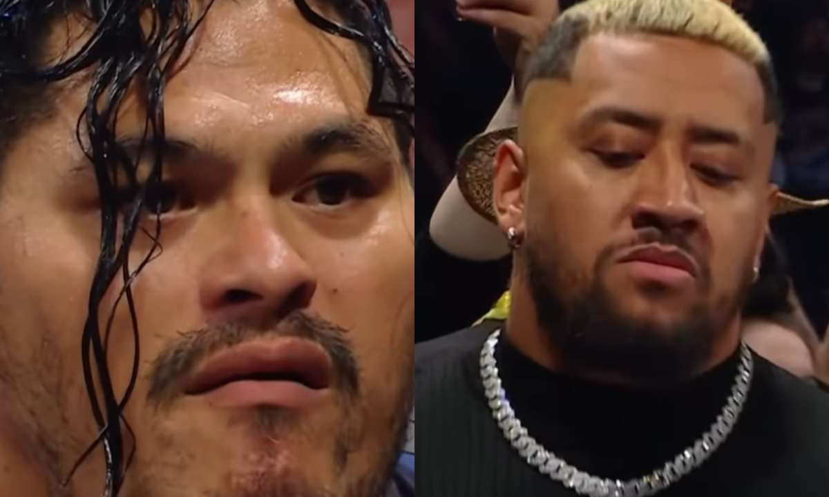 WWE superstars,  Jeff Cobb  (L) and Solo Sikoa (R). Photo credit: WWE
