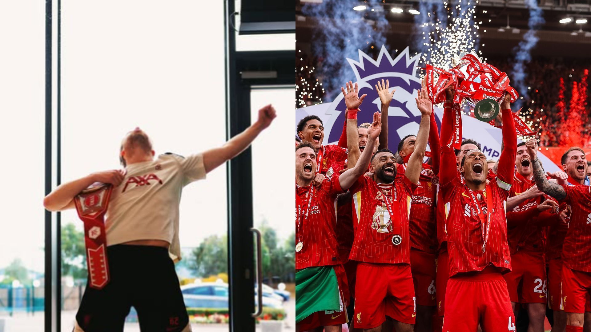 Liverpool FC won their 20th league title this season (Image Credits: Liverpool on Instagram and X)