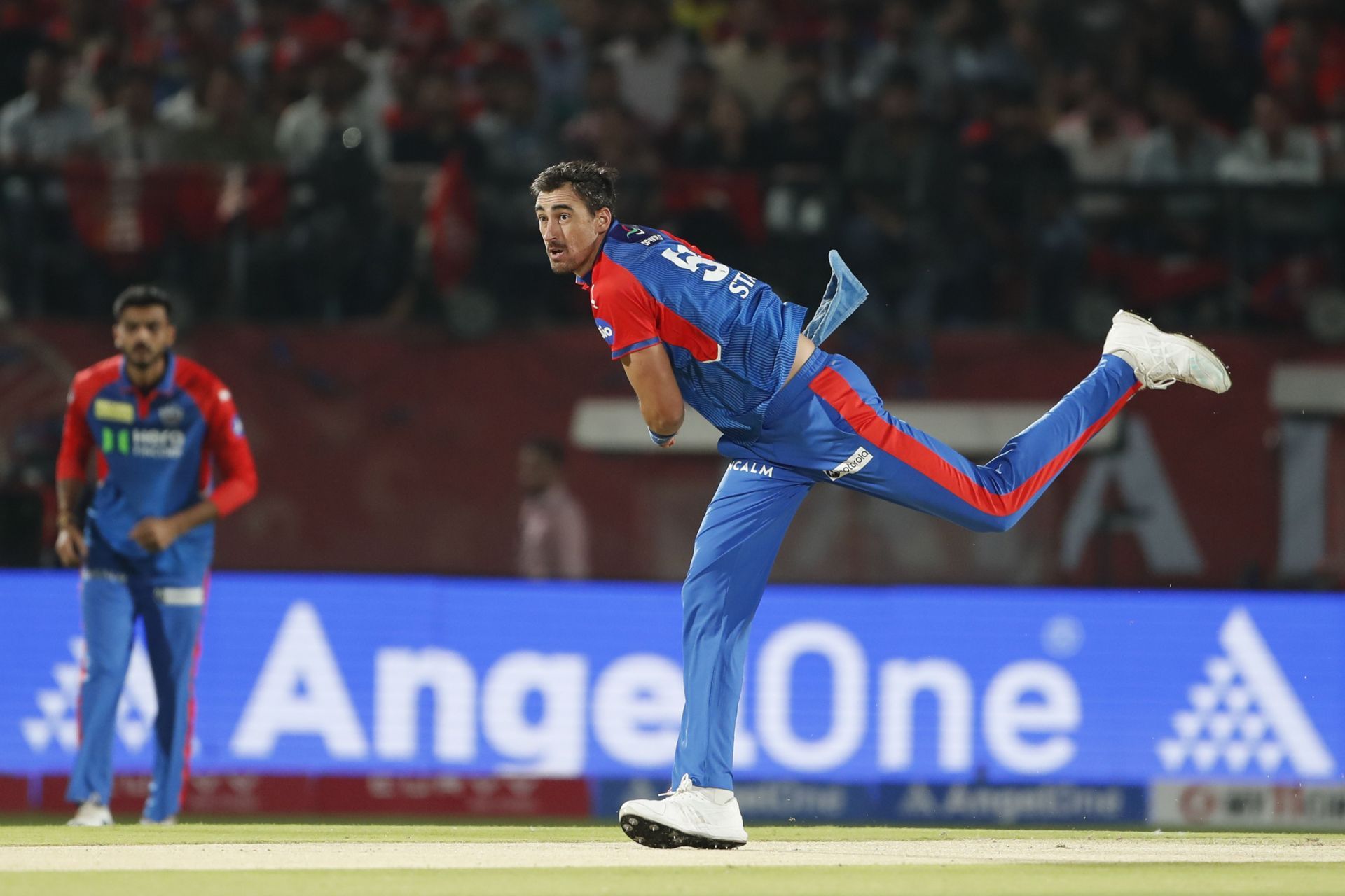 Mitchell Starc (14) is the Delhi Capitals&#039; highest wicket-taker in IPL 2025. [P/C: Getty]